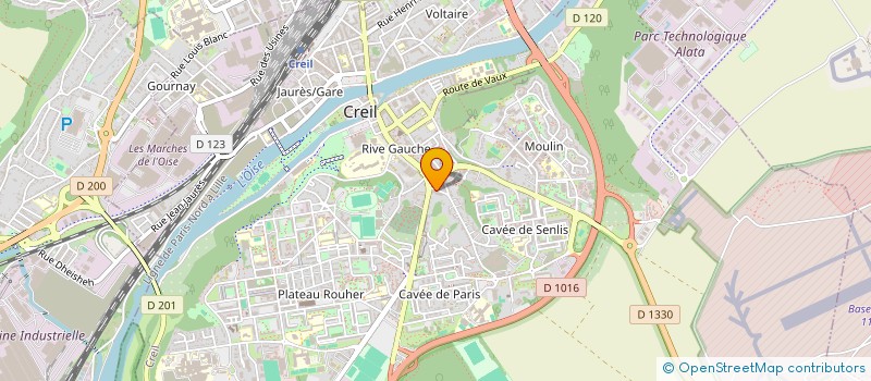 localisation de l'entreprise PRESTIGE TRANSPORT  CREIL