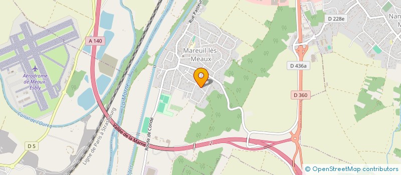 localisation de l'entreprise PRESTIGE TRANSPORT à MAREUIL-LES-MEAUX