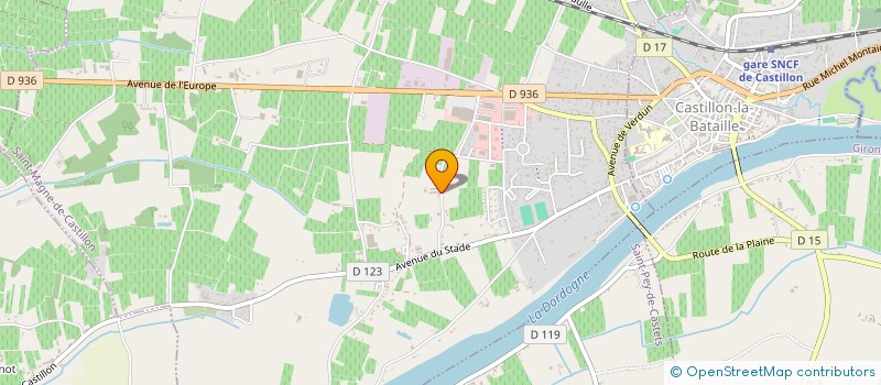 localisation de l'entreprise PRESTIGE VIGNES ET ARBO  FLAUJAGUES