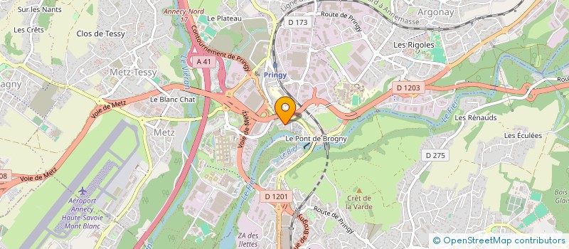 localisation de l'entreprise PRESTIGE VTC à ANNECY