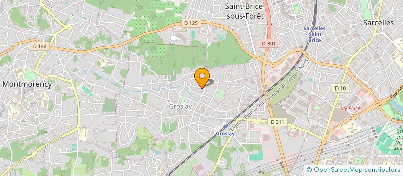 localisation de l'entreprise PRESTIGE VTC PLUS(PVP)  GROSLAY