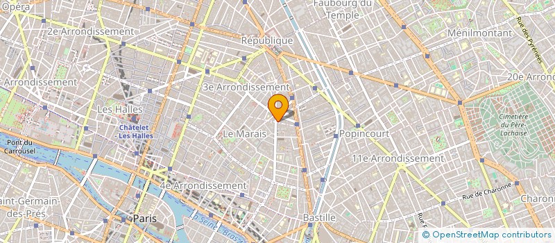 localisation de l'entreprise PRESTIGE WEBB  PARIS