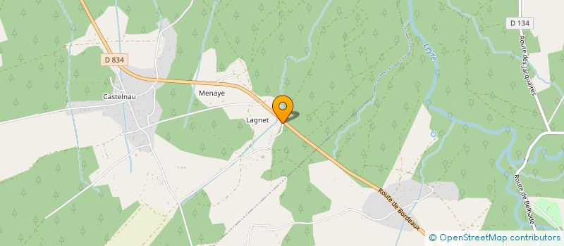 localisation de l'entreprise PRESTIGELOC  SAUGNAC-ET-MURET