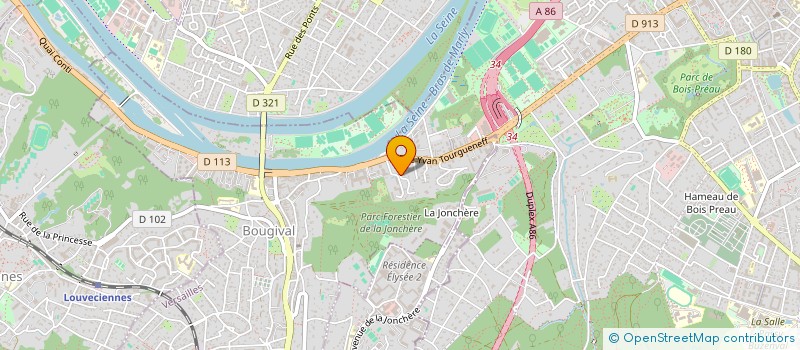 localisation de l'entreprise PRESTIGES  BOUGIVAL