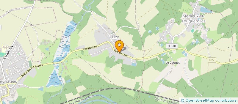 localisation de l'entreprise PRESTIGES'AUTO à ANIZY-LE-GRAND