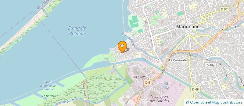 localisation de l'entreprise PRESTIGES HABITAT SERVICES à MARIGNANE