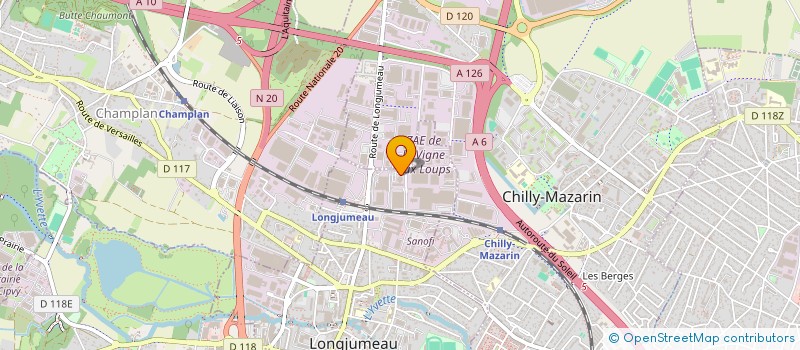 localisation de l'entreprise PRESTIGEST à LONGJUMEAU