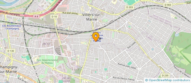 localisation de l'entreprise PRESTIGEST  VILLIERS-SUR-MARNE