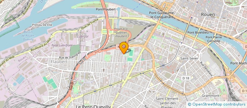 localisation de l'entreprise PRESTIGGE AUTO  LE PETIT-QUEVILLY