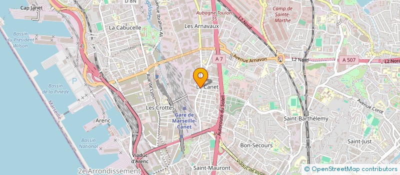 localisation de l'entreprise PRESTIGIA PALACE à MARSEILLE