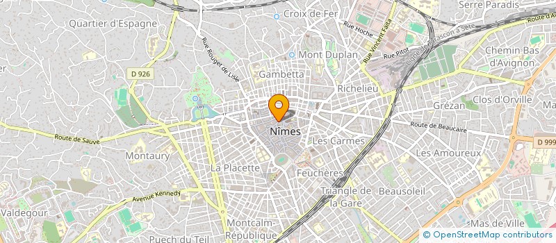 localisation de l'entreprise PRESTIGIA PROMOTION  NIMES