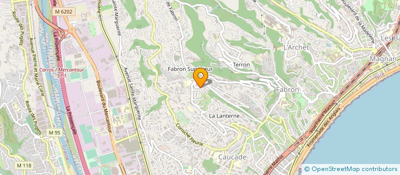 localisation de l'entreprise PRESTIGIALE à NICE