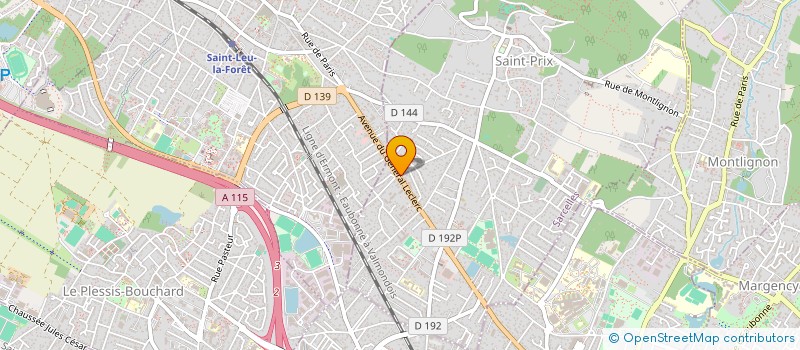 localisation de l'entreprise PRESTIGIO PIZZA à SAINT-PRIX