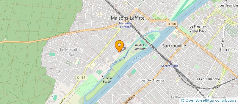 localisation de l'entreprise PRESTIGLASS  MAISONS-LAFFITTE
