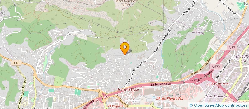 localisation de l'entreprise PRESTILOC à LA VALETTE-DU-VAR