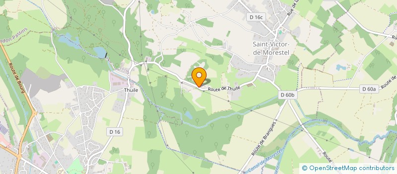 localisation de l'entreprise PRESTILOISIRS  SAINT-VICTOR-DE-MORESTEL