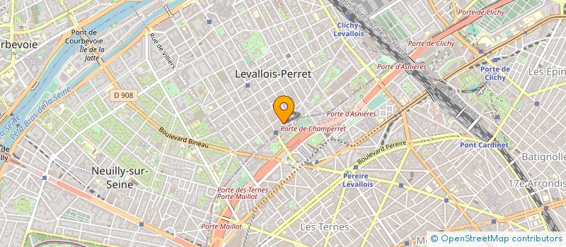 localisation de l'entreprise PRESTIM à LEVALLOIS-PERRET