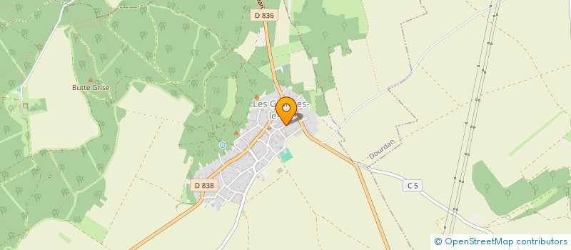 localisation de l'entreprise PRESTIM à LES GRANGES-LE-ROI