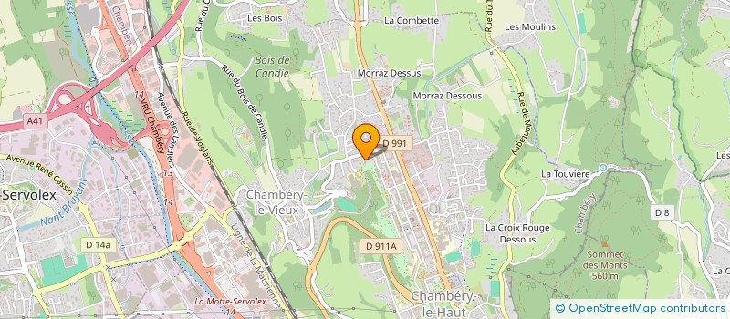 localisation de l'entreprise PRESTIMAGIE  CHAMBERY