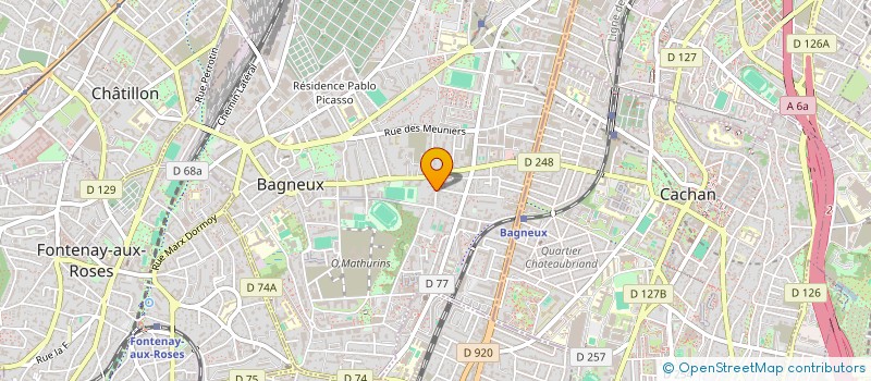 localisation de l'entreprise PRESTIMMO  BAGNEUX
