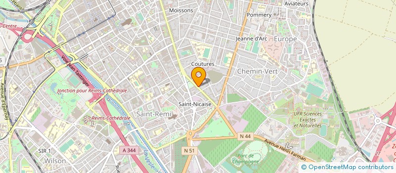 localisation de l'entreprise PRESTIMMO à REIMS