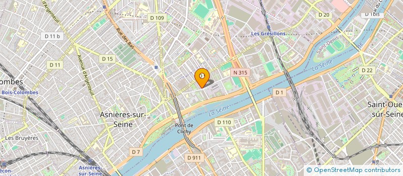 localisation de l'entreprise PRESTINFO à ASNIERES-SUR-SEINE