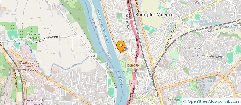 localisation de l'entreprise PRESTIVISION  BOURG-LES-VALENCE