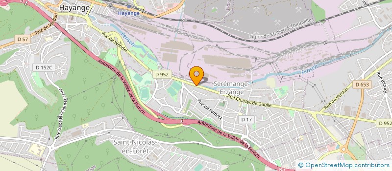 localisation de l'entreprise PRESTLOC à SEREMANGE-ERZANGE