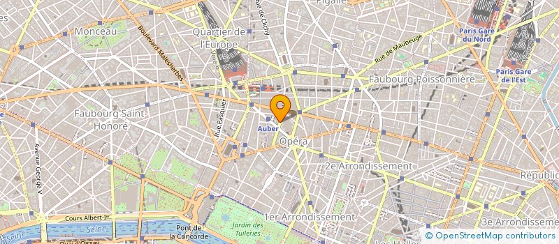 localisation de l'entreprise PRESTO à PARIS
