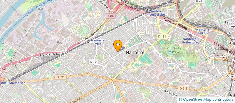 localisation de l'entreprise PRESTO  NANTERRE