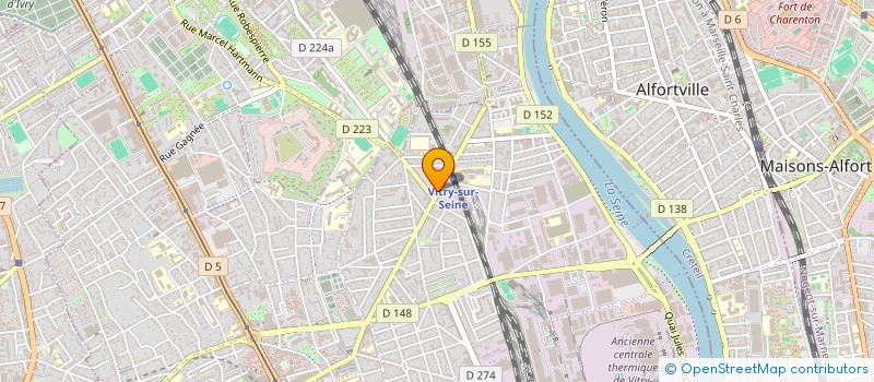 localisation de l'entreprise PRESTO 94 à VITRY-SUR-SEINE