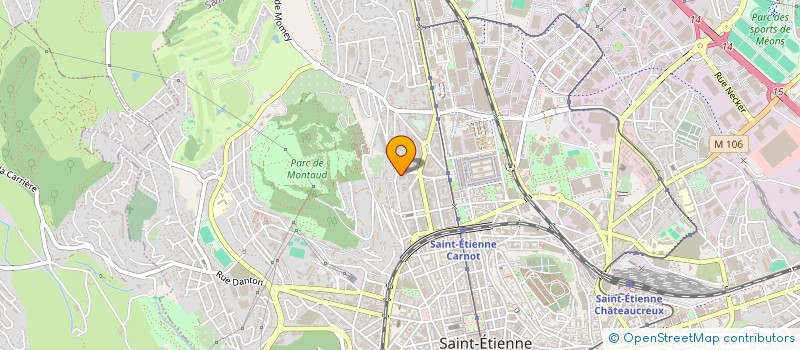localisation de l'entreprise PRESTO-COLIS à SAINT-ETIENNE