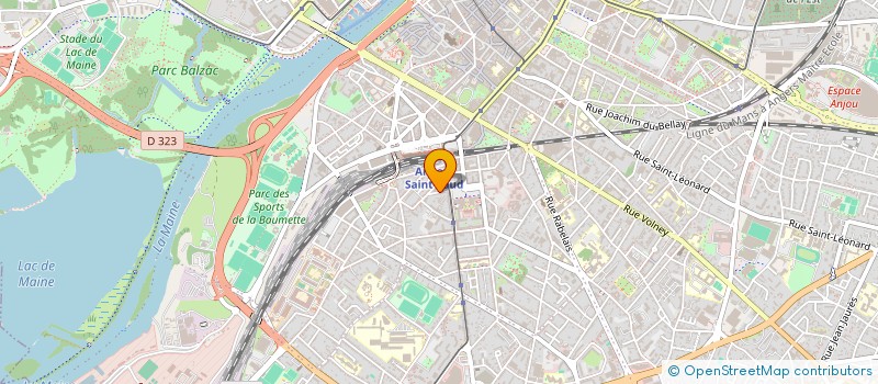 localisation de l'entreprise PRESTO GRAPH SA à ANGERS