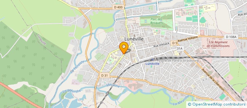localisation de l'entreprise PRESTO PIZZA à LUNEVILLE