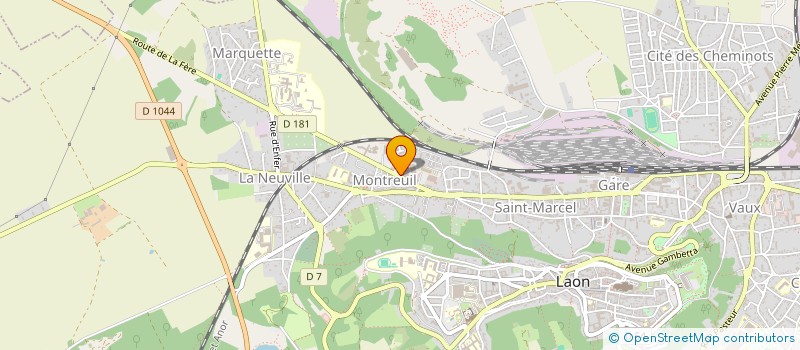 localisation de l'entreprise PRESTO PIZZA à LAON