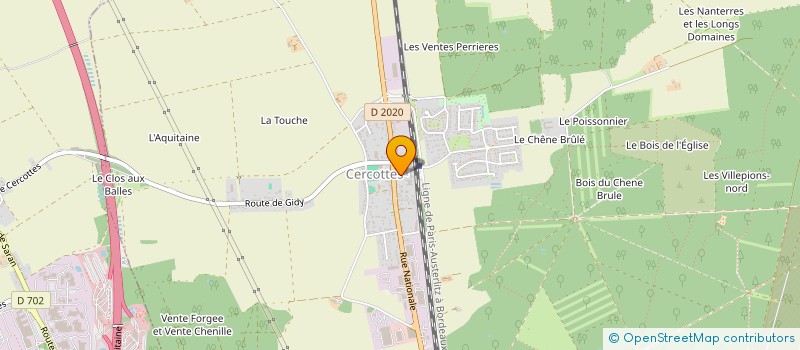 localisation de l'entreprise PRESTO PIZZA à CERCOTTES