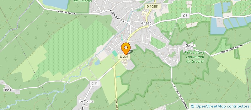 localisation de l'entreprise PRESTO PIZZA COMPANY  ARSAC