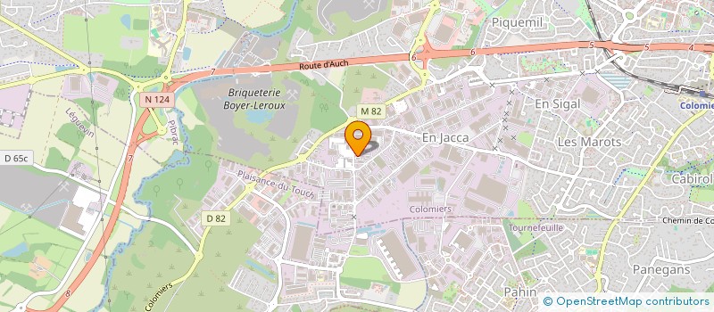 localisation de l'entreprise PRESTO RENO OCCITANIE  COLOMIERS