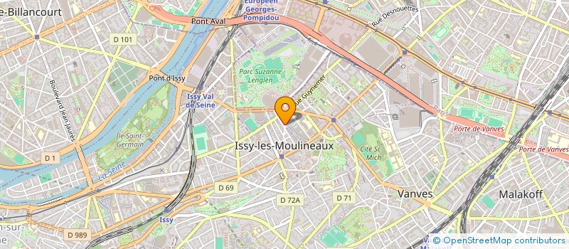 localisation de l'entreprise PRESTO REPUBLIQUE à ISSY-LES-MOULINEAUX