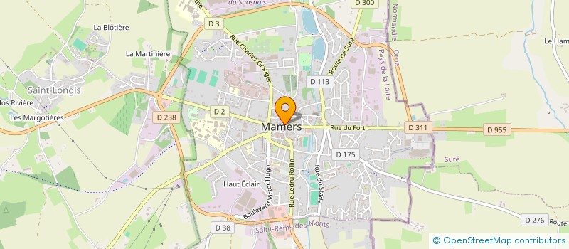 localisation de l'entreprise PRESTO SERVICES à MAMERS