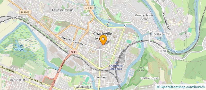 localisation de l'entreprise PRESTO SERVICES  CHARLEVILLE-MEZIERES