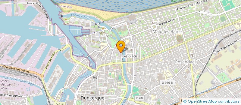 localisation de l'entreprise PRESTO TAXI à DUNKERQUE
