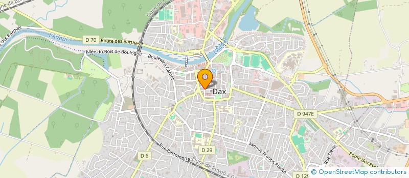 localisation de l'entreprise PRESTON à DAX