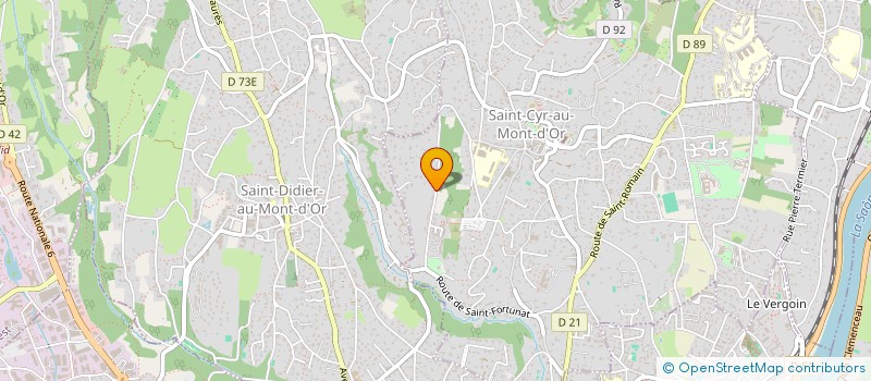 localisation de l'entreprise PRESTON FINANCES  SAINT-CYR-AU-MONT-D'OR