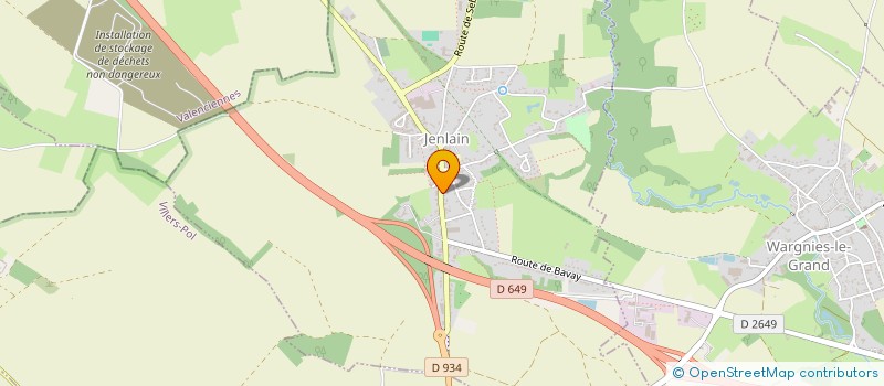 localisation de l'entreprise PRESTONI à JENLAIN