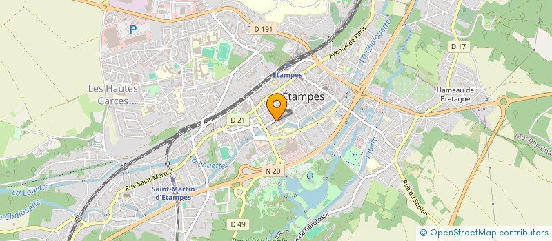 localisation de l'entreprise PRESTONOV à ETAMPES