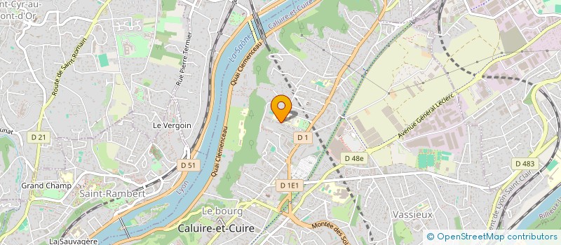 localisation de l'entreprise PRESTRANS à CALUIRE-ET-CUIRE