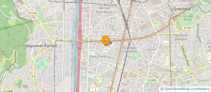 localisation de l'entreprise PRESTY BATI à GRENOBLE