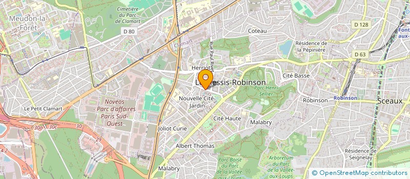 localisation de l'entreprise PRESTYCOM  LE PLESSIS-ROBINSON