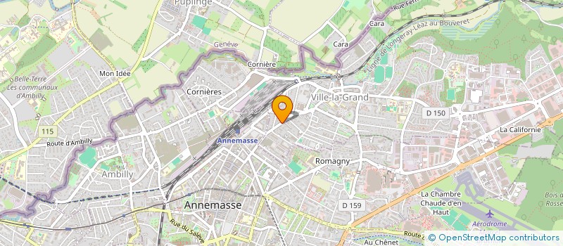 localisation de l'entreprise PRESVERTS  VILLE-LA-GRAND